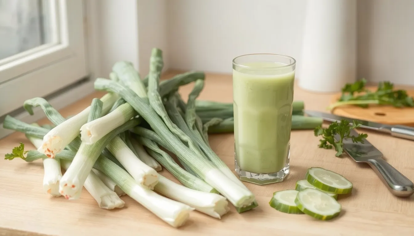 bienfait du jus de poireaux