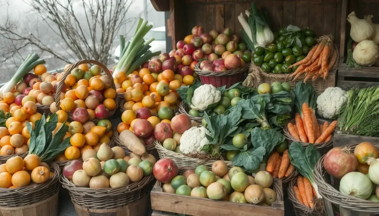 Fruits et légumes décembre : la liste complète de saison