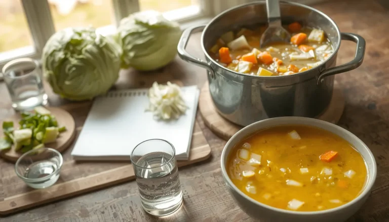 Soupe aux choux pour maigrir en 7 jours programme : menu jour par jour, recette et résultats réels